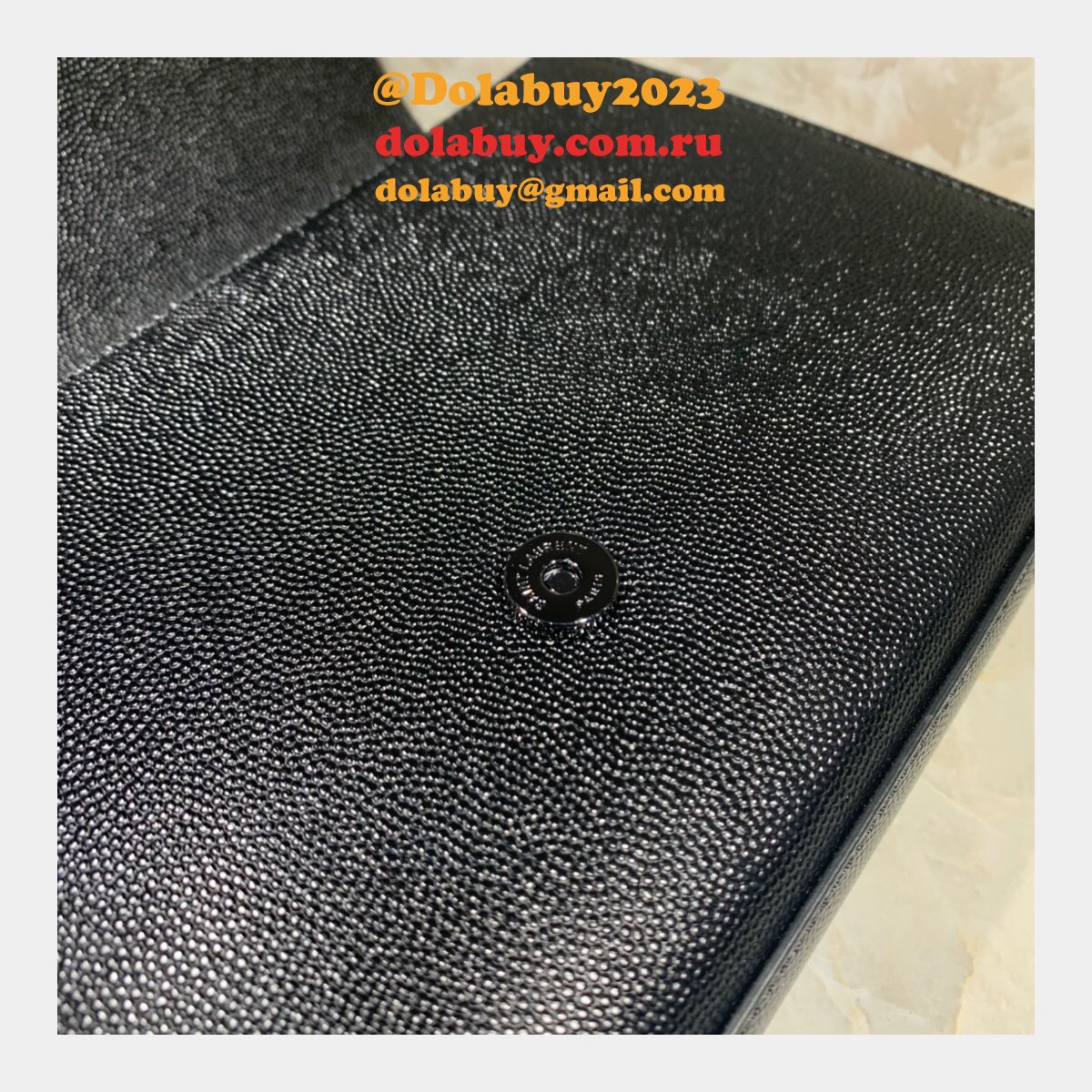 REPLICA SAINT LAURENT KATE BAG 5868006 BLACK ON BLACK