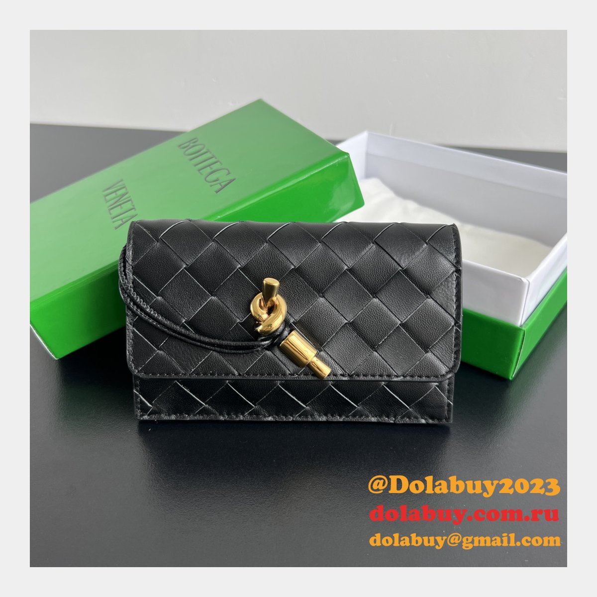 Cheap Bottega Veneta Replicas Amdiamo Cardholder