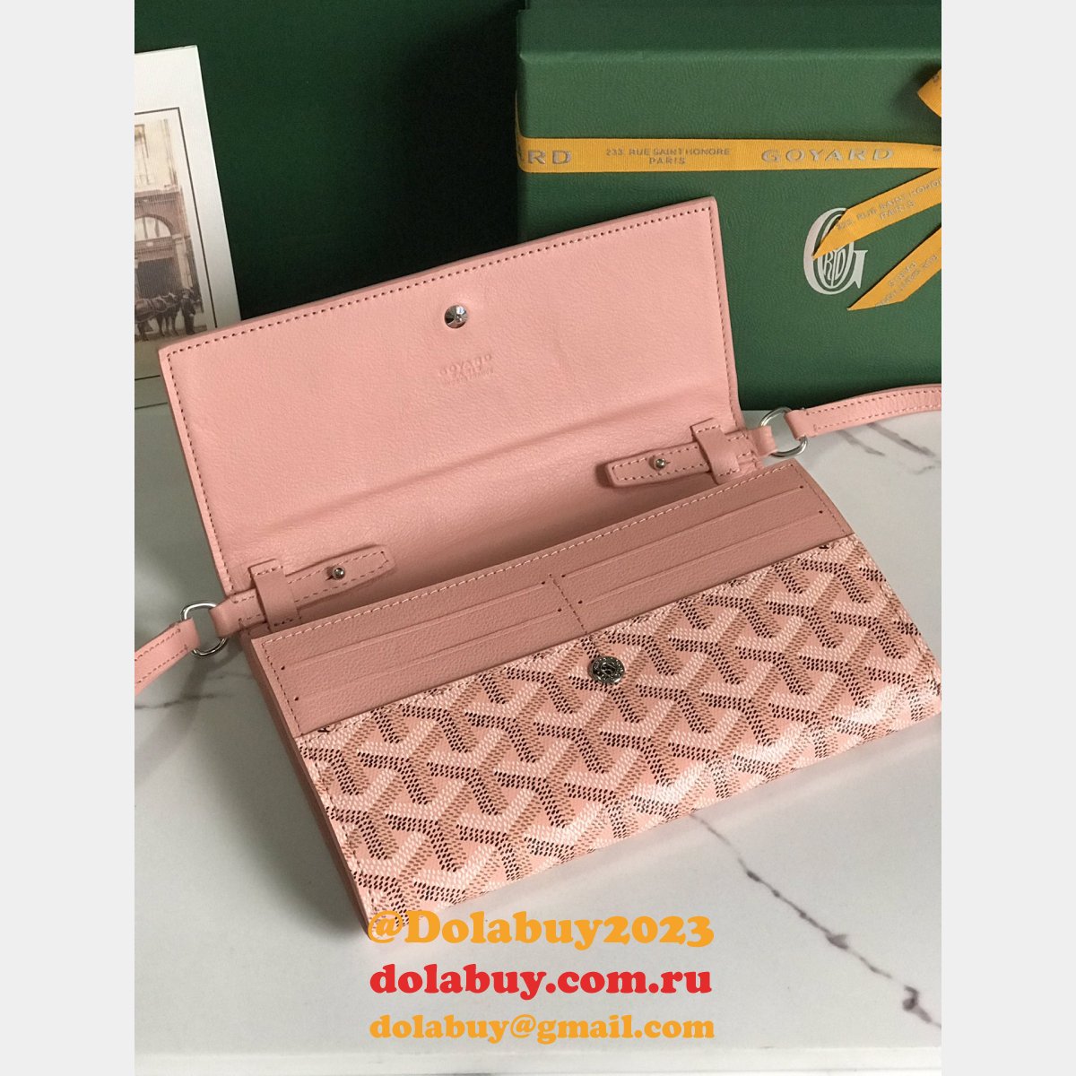 1:1 Mirror Goyardine 02019 Goyard Varenne Replica Wallet