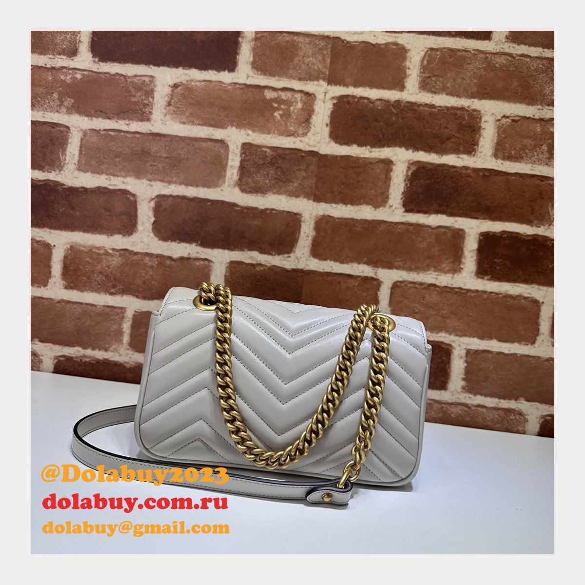 grey gg marmont 446744 mini matelassé G*u*i replicas bag