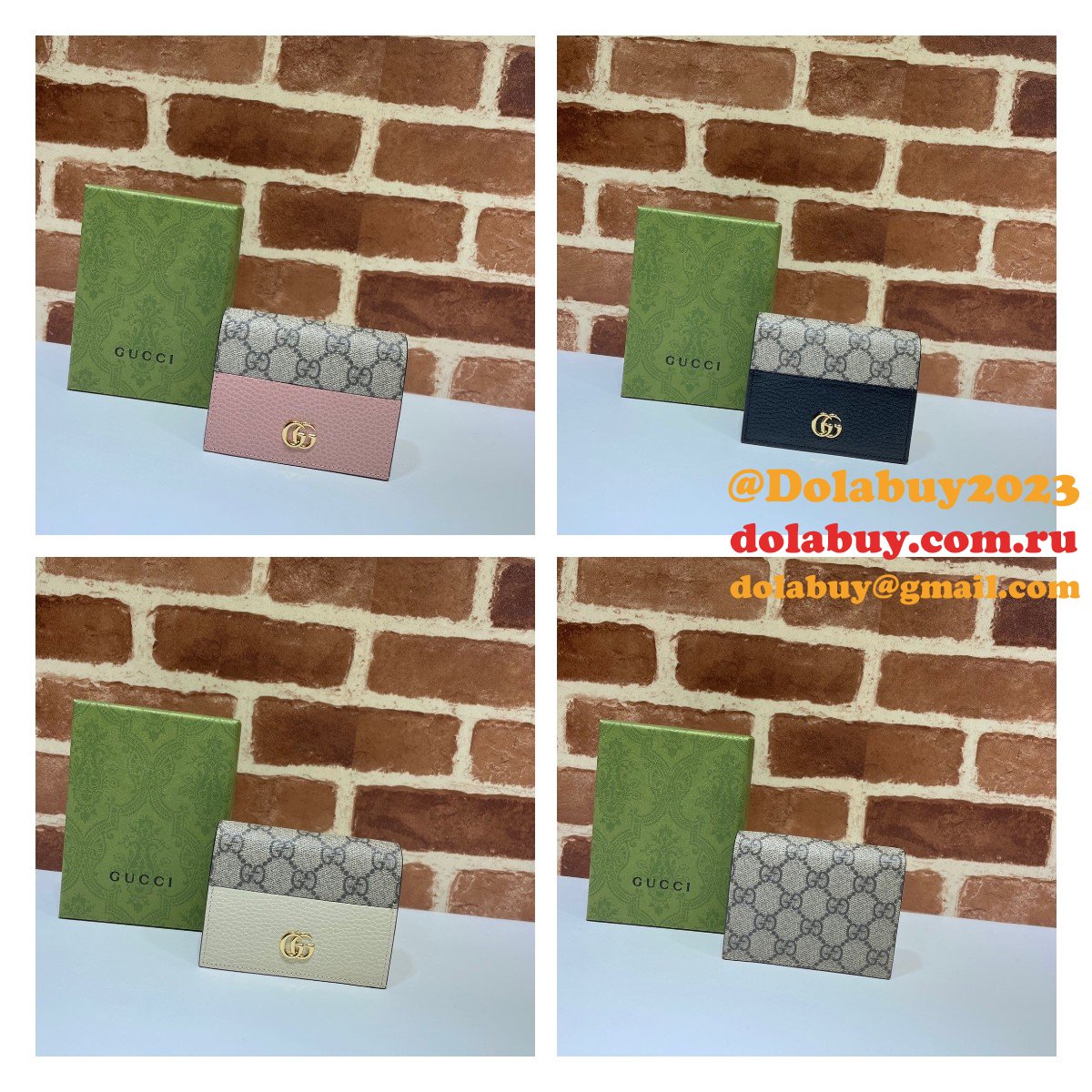 G*u*i replica wallets shop 658610 gg marmont card case wallet