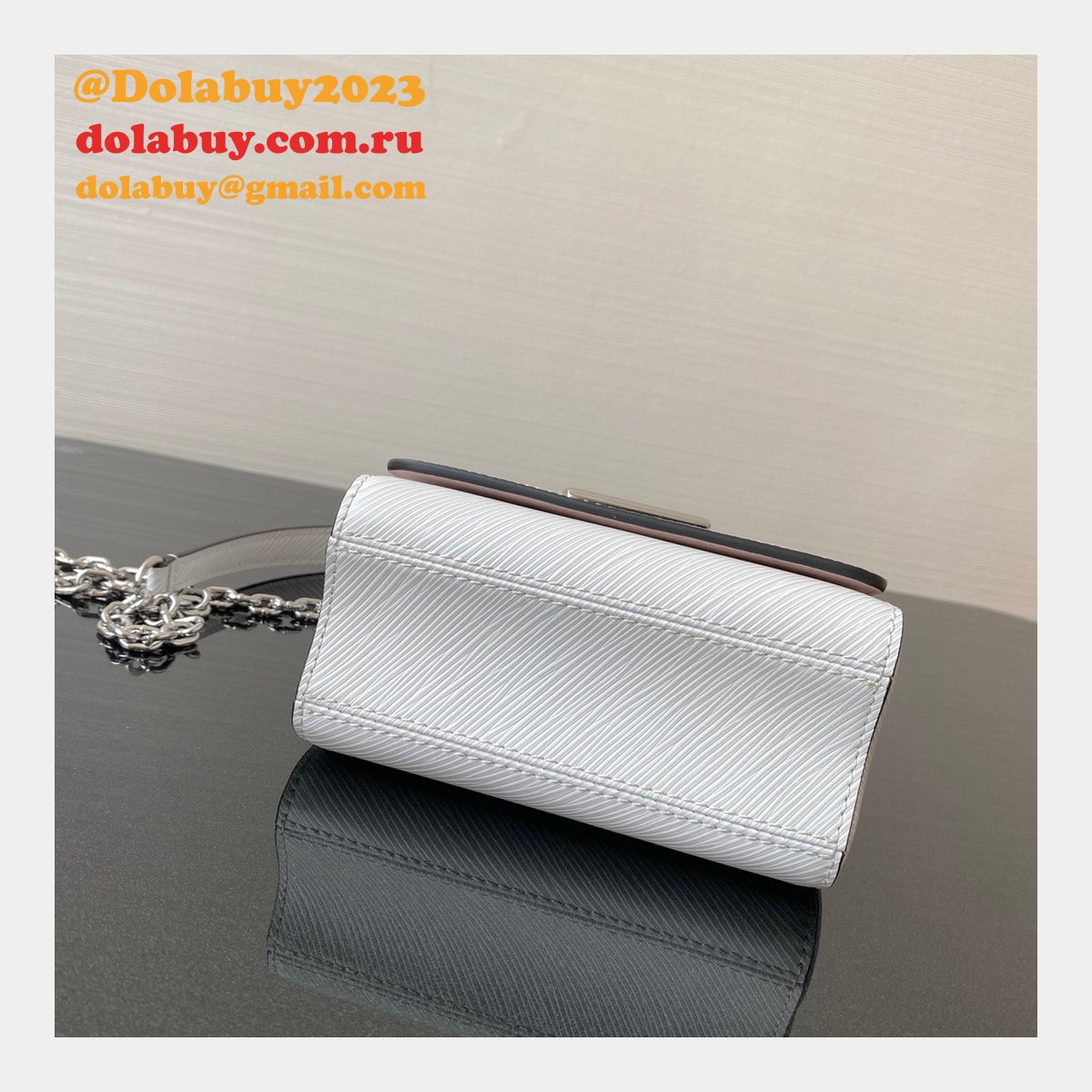 Replica Louis Vuitton Twist MM Epi Leather 16cm 4 Colours