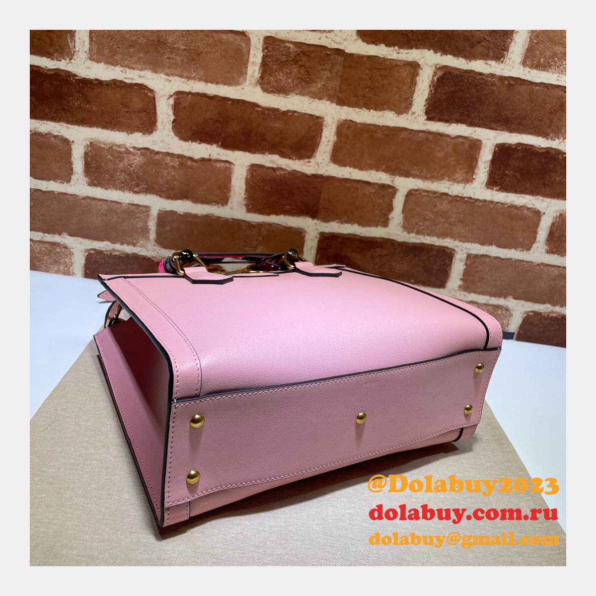 aaa replica designer G*u*i 660195 diana small tote leather handbags