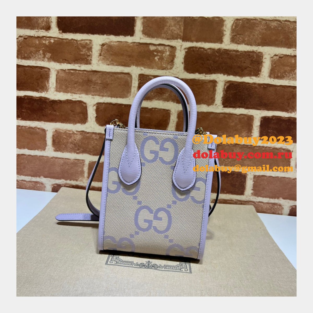G*u*i perfect 671623 tote interlocking g jumbo fake bag