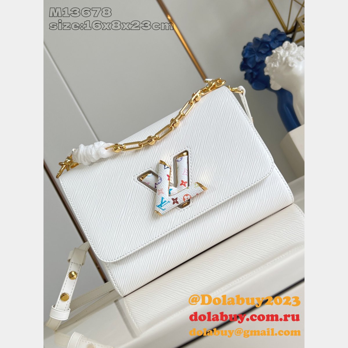 Louis Vuitton Copy LV x TM Twist MM Slim Epi Leather Lcons M13678 Bag