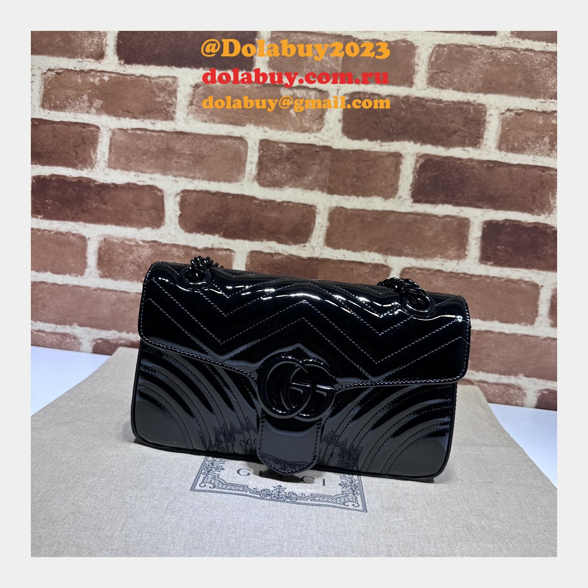 gg marmont G*u*i replica 443497 shoulder matelassé bag