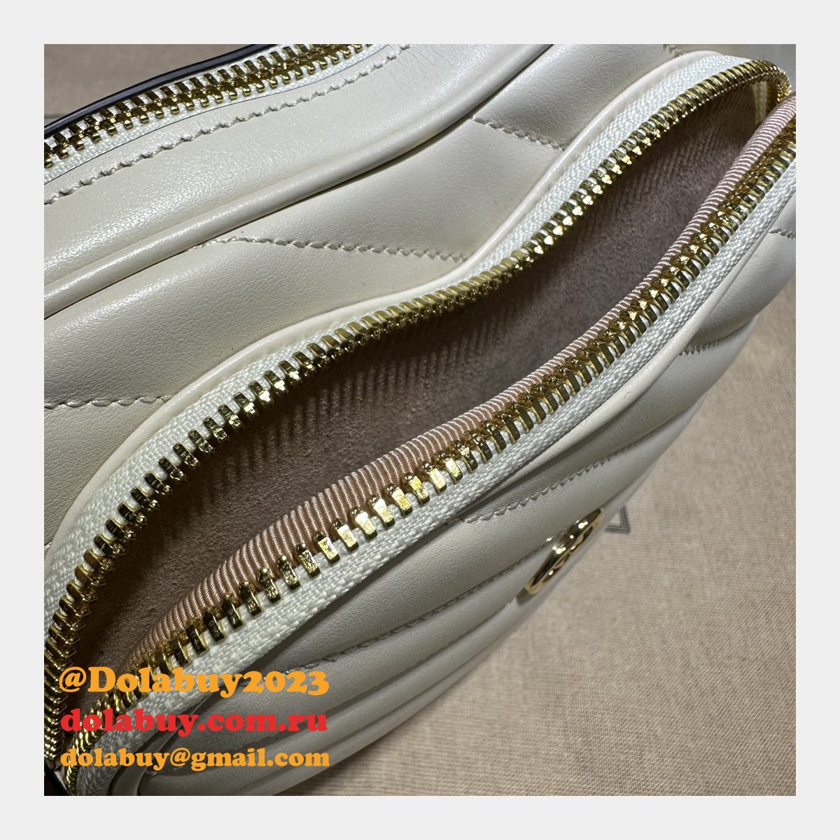 Top Quality GG MARMONT 751628 Heart matelasse BAG