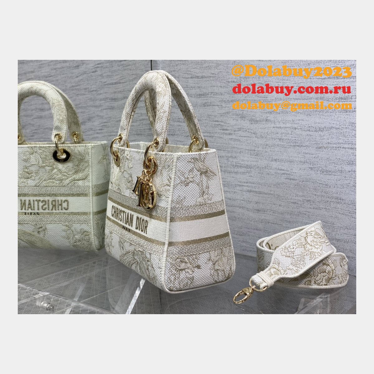 High Quality Best Lady Dior 24cm Replica Handbags