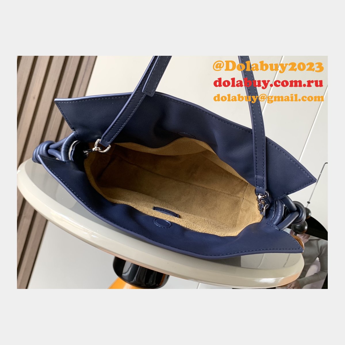 7 Star Loewe Flamenco Nappa Leather Clutch Lucky Bag