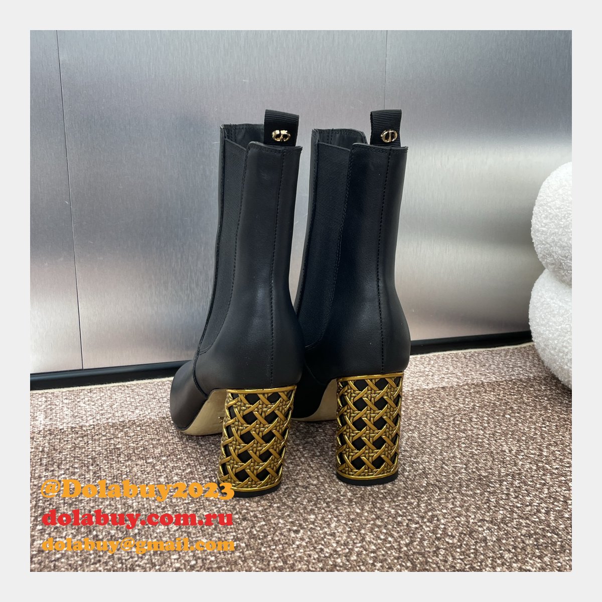 Top Quality Dior Icon Heeled Ankle Boot