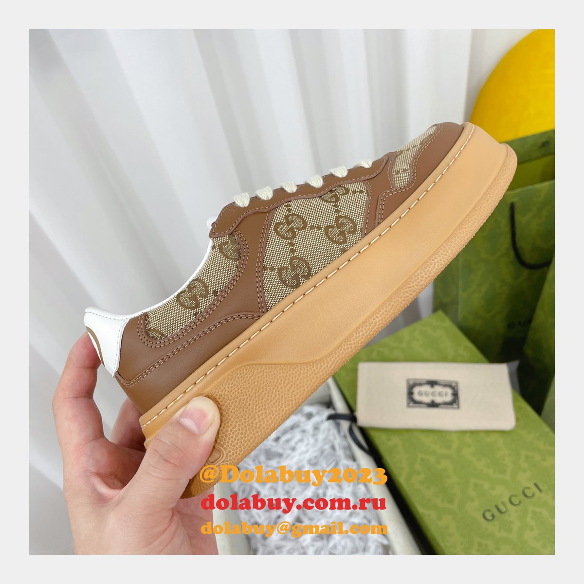 G*u*i replica gg logo shoes online