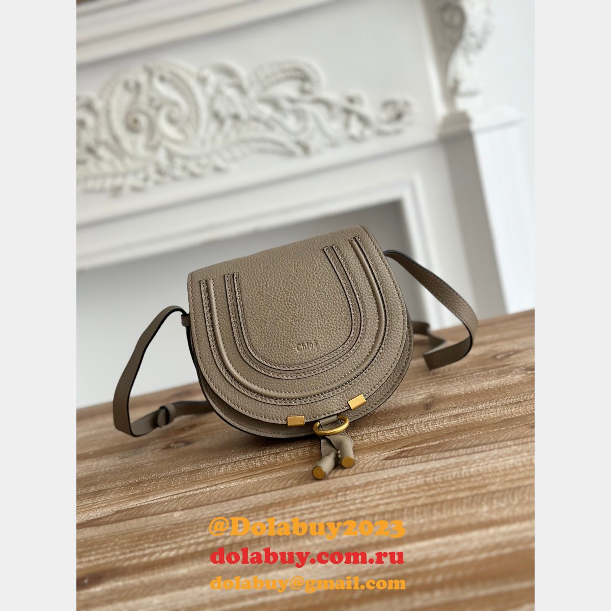 Top Quality Luxury Chloe Marcie Cowhide Handbag