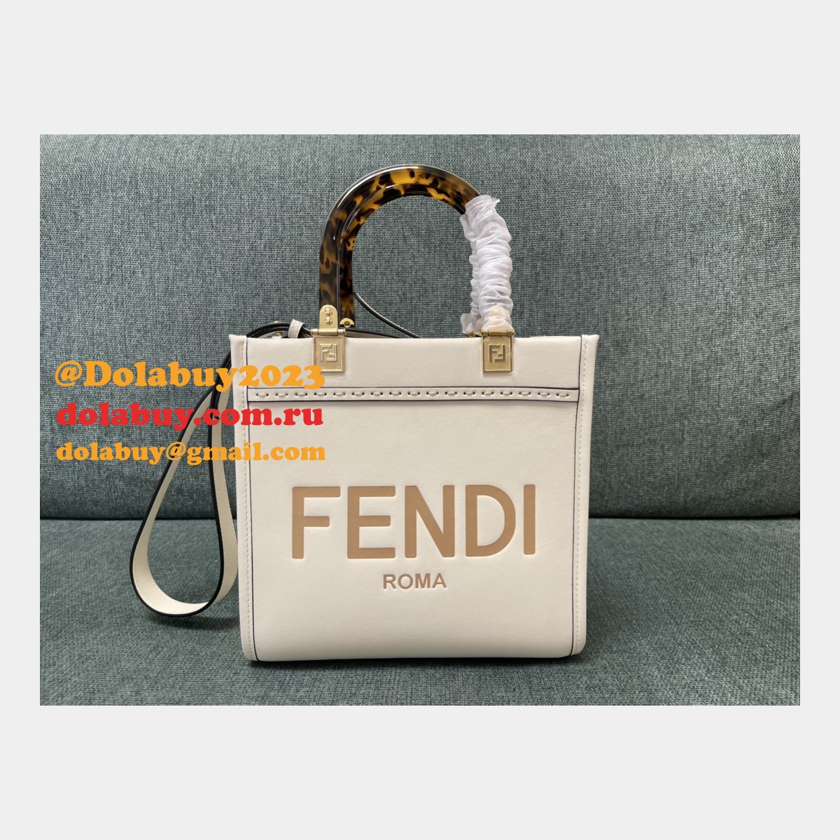 replica top quality F**di tote sunshine mini handbag
