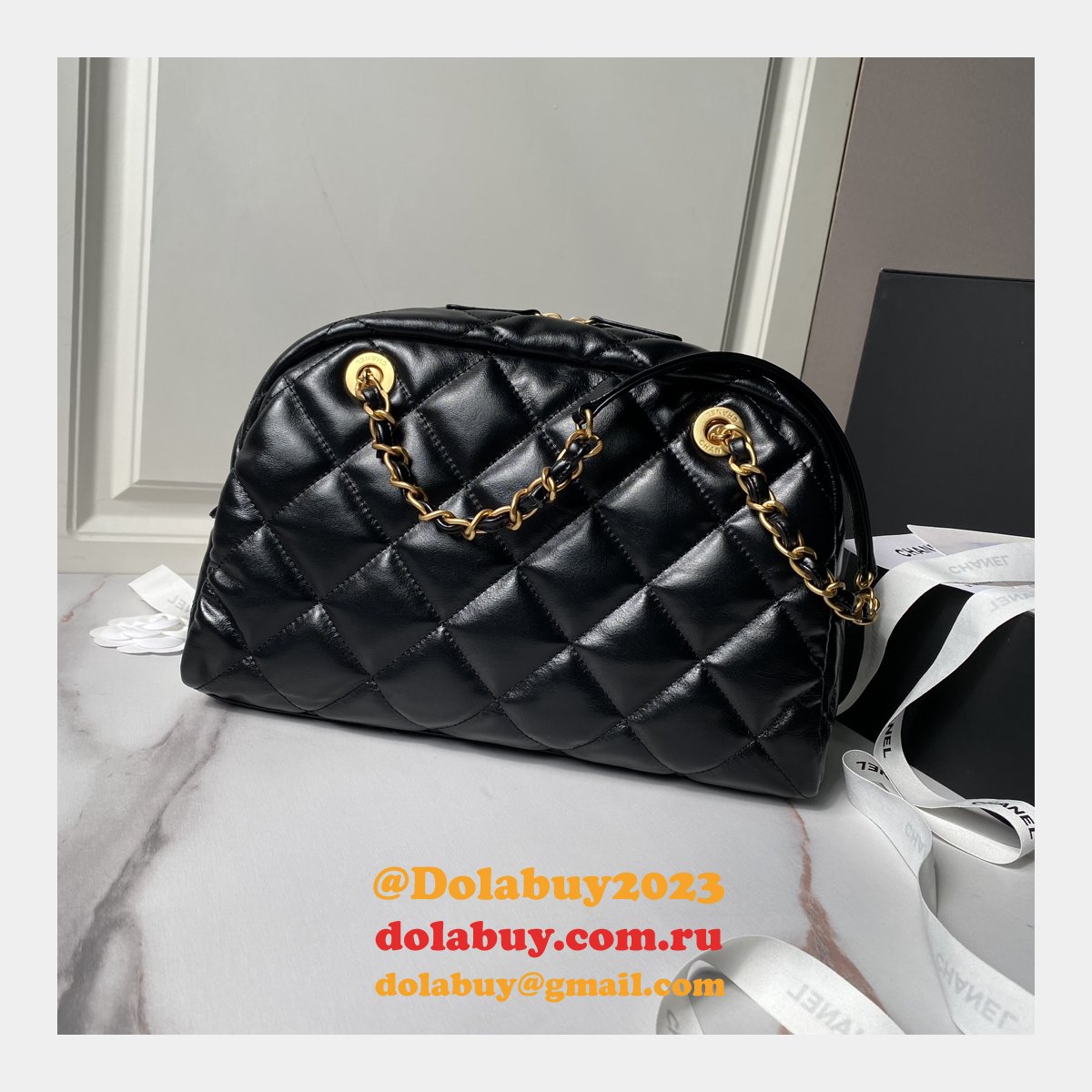 Best High-Quality Bowling AS4905/AS4812 Black Replica Handbags