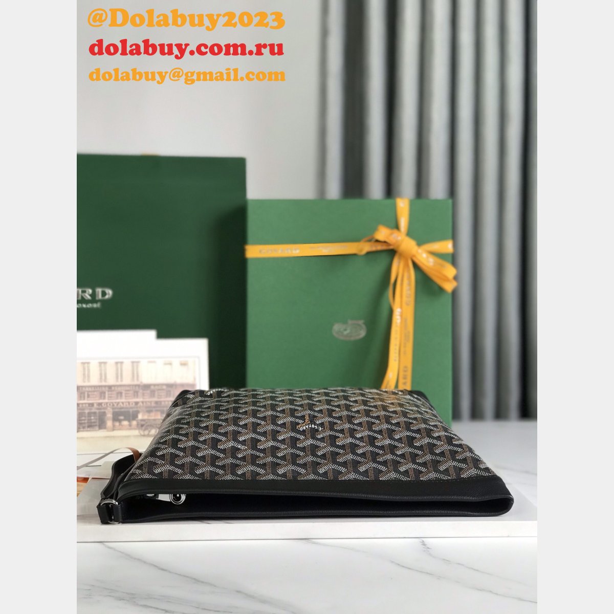Duplicate goyard 1:1 Mirror Conti clutch