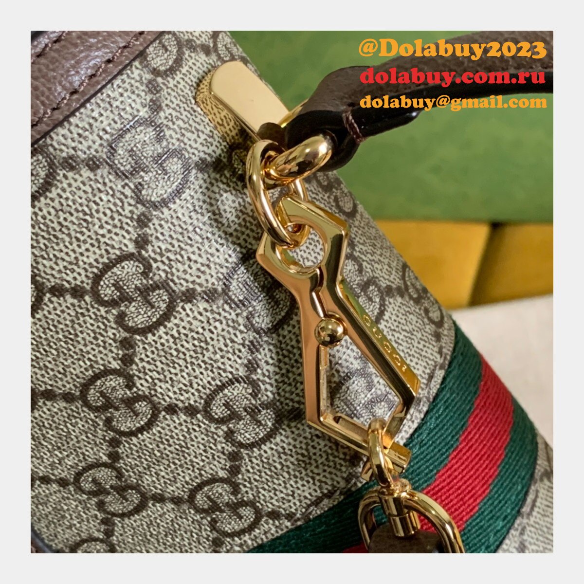 replica G*u*i ophidia 651055 top handle bag with web