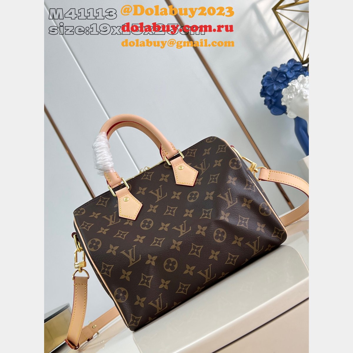 AAA+ Louis Vuitton High Quality Speedy Bandouliere 25 30 35 Monogram