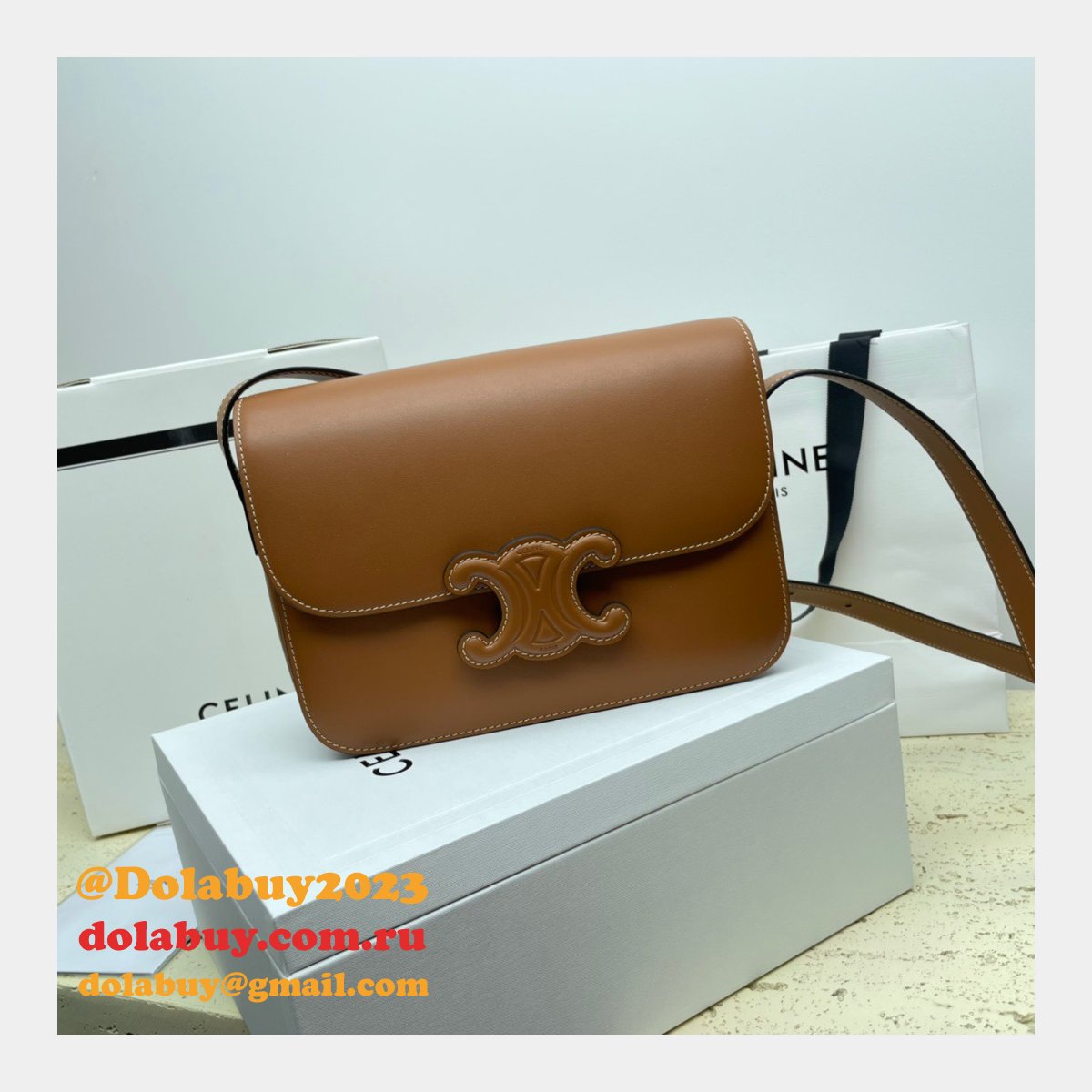 Replica Best Celine Triomphe 22cm Bag Dupe You Can Afford