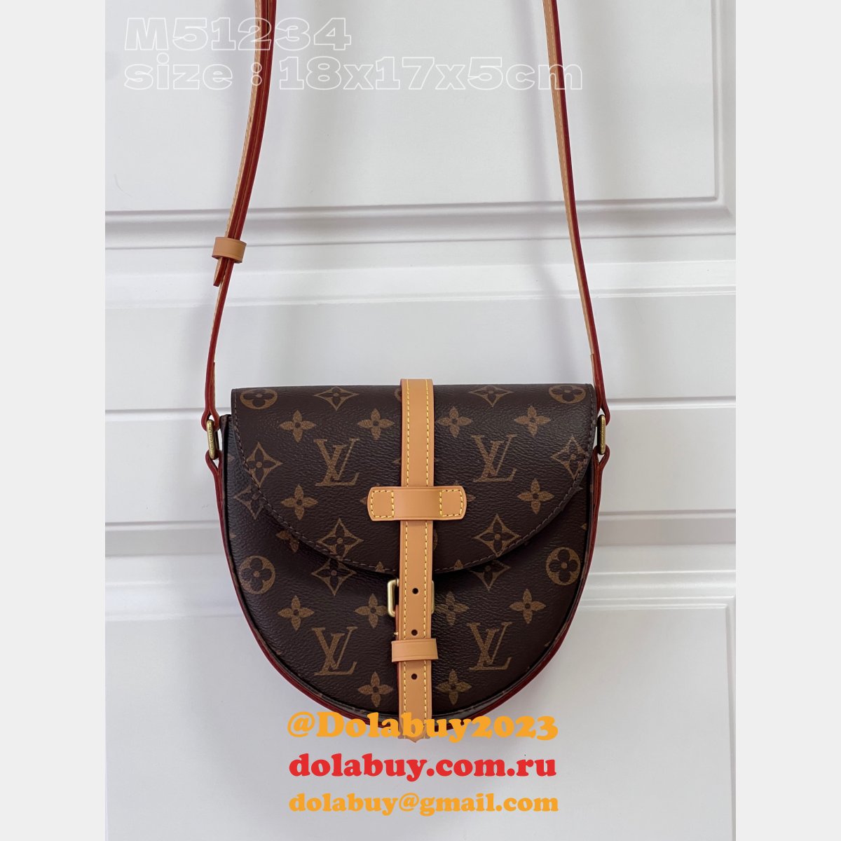 Auth Replica Louis Vuitton 1:1 High Quality Monogram Chantilly M51233 Shoulder