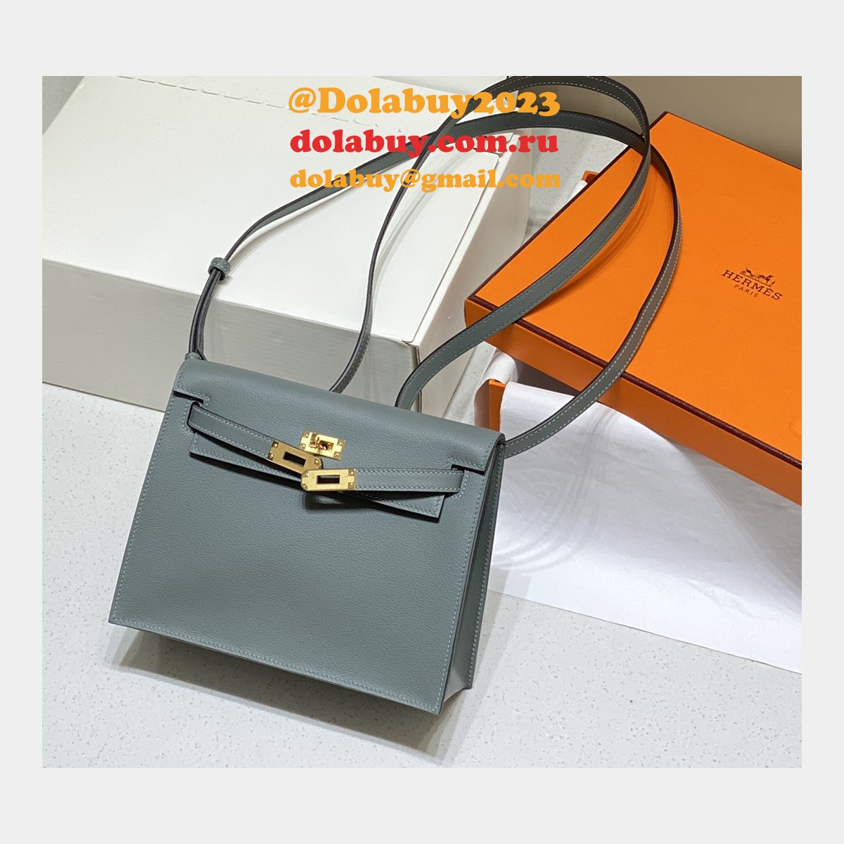 7 Star HERMES KELLY DANSE Customize BAG FOR SALE
