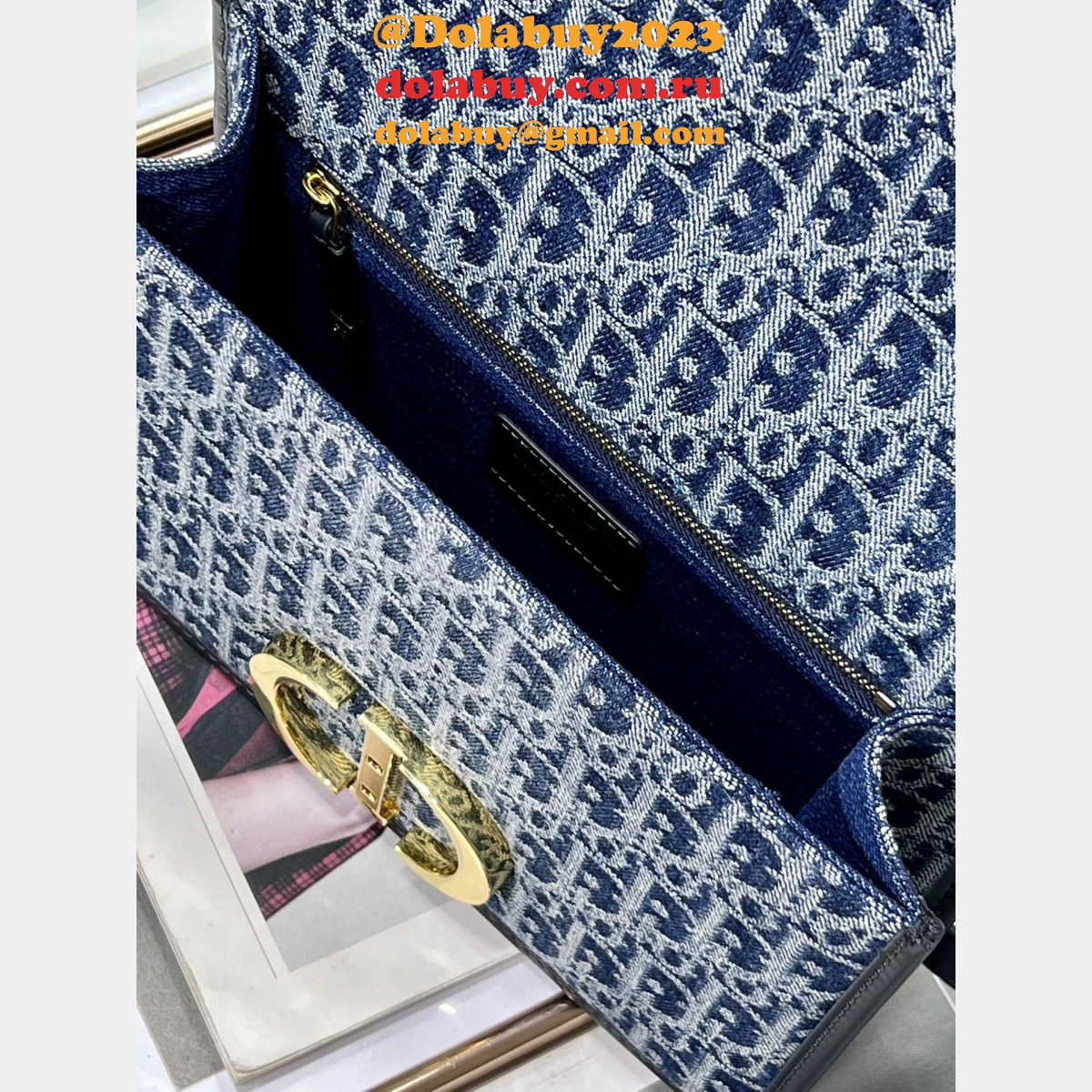 Designer Christian Dior Copy 30 Montaigne Oblique 3349 Bag