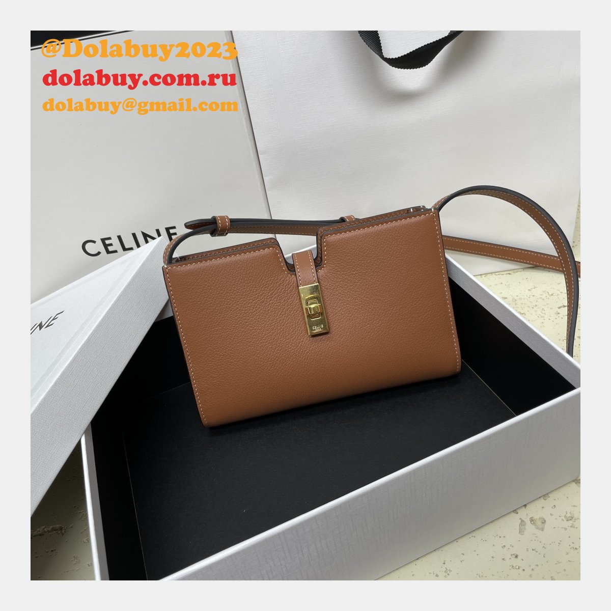 Unparalleled Quality Celine 100443 Replica AAA Purse