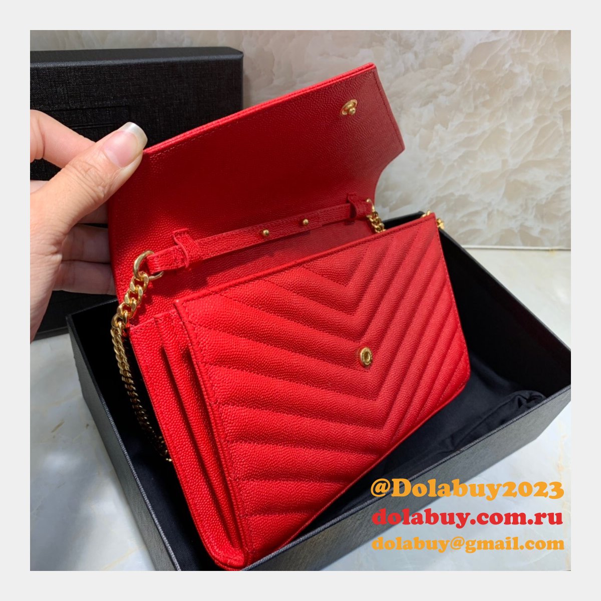 Ysl Saint Laurent niki chain shoulder bag 22cm