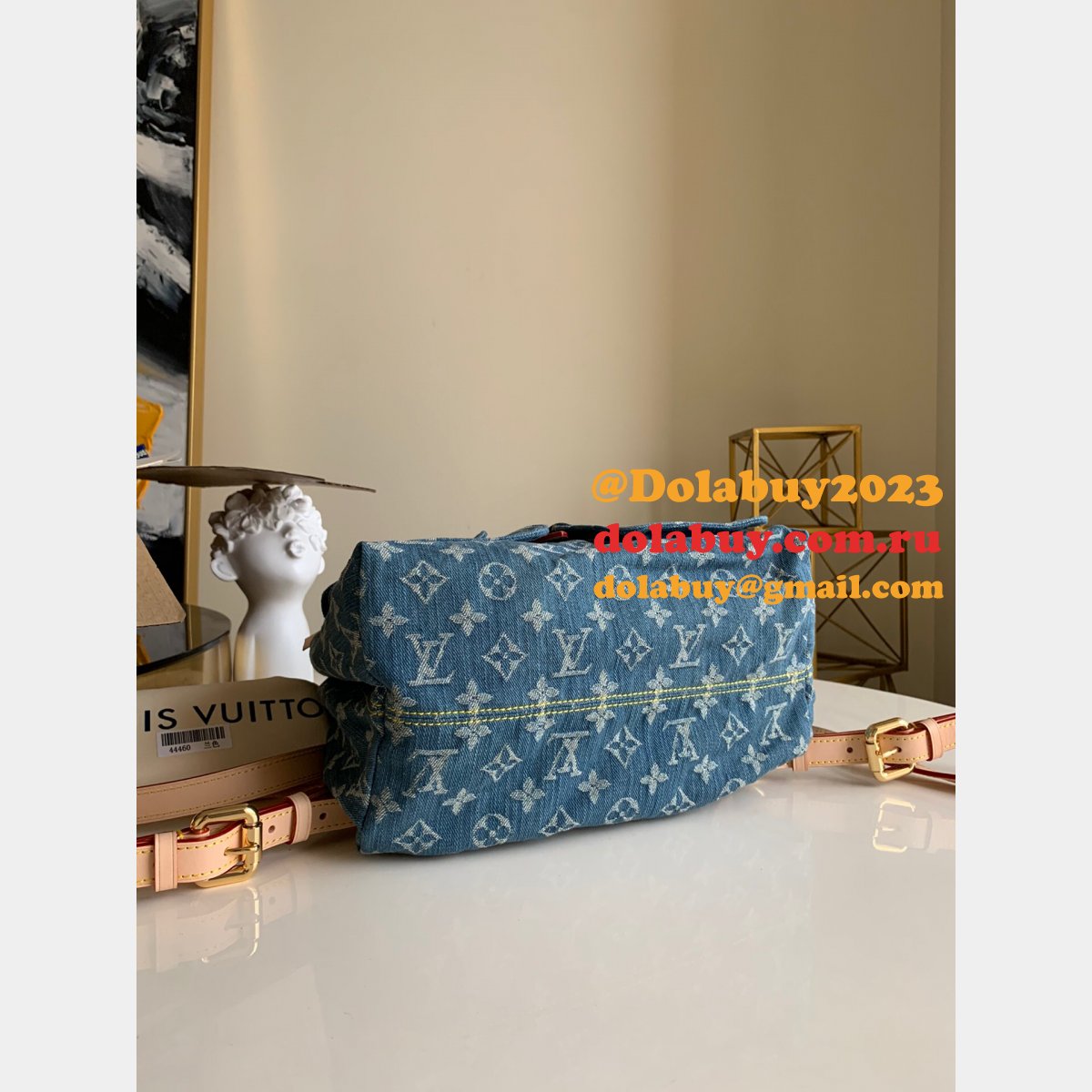 Louis Vuitton High Quality Designer Replica M44460 Denim Dackpack Bag