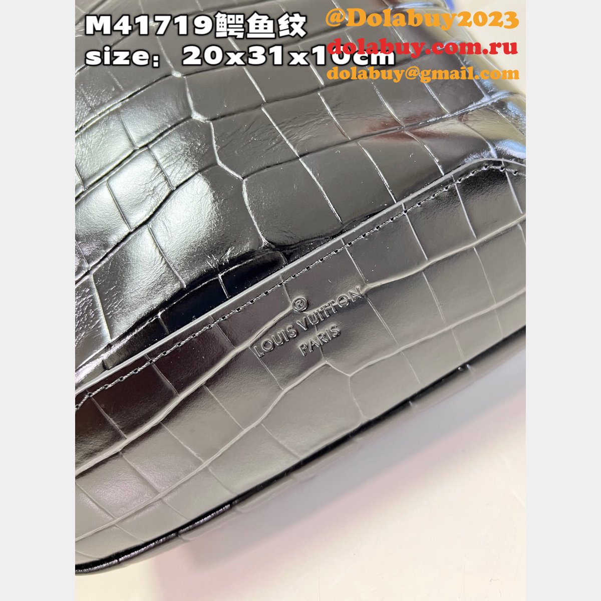 M41719 Louis Vuitton Avenue Sling Fake Bag Damier Graphite Canvas