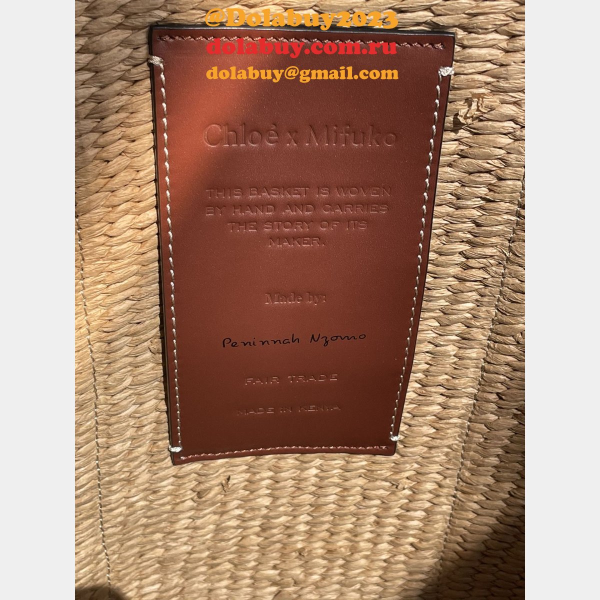 Best Replica Chloe Large Woody Basket shoulder bag