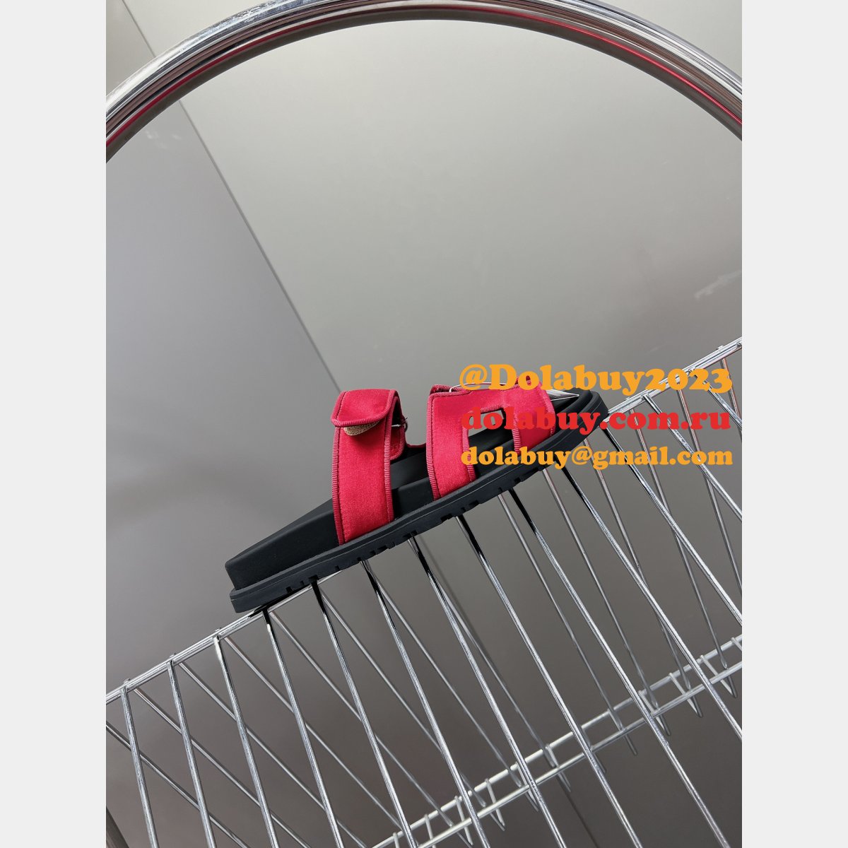 Luxury 2024 Hermes Replica Chypre Sandal High Quality Shoes