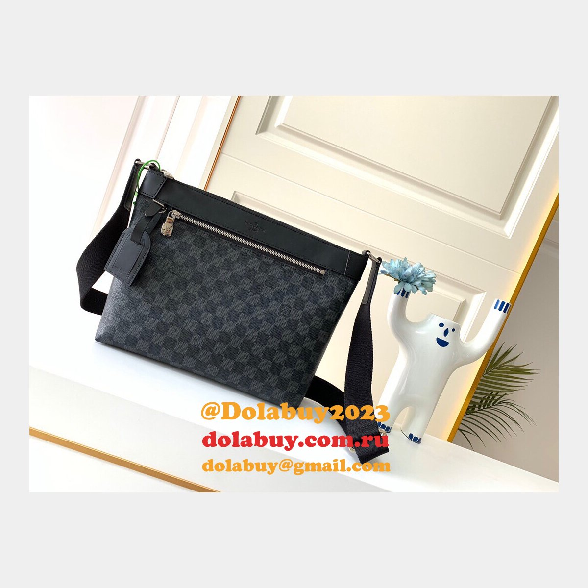 Best LV Mick PM Damier Men Bag N40003