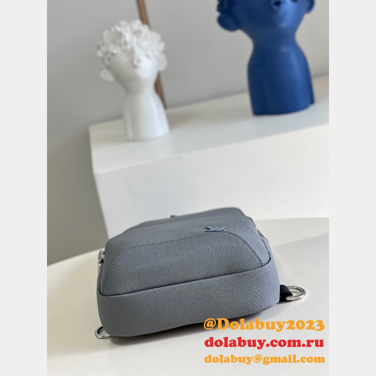 Louis Vuitton High Quality Designer Replica Avenue Sling M30443 Taiga Bag