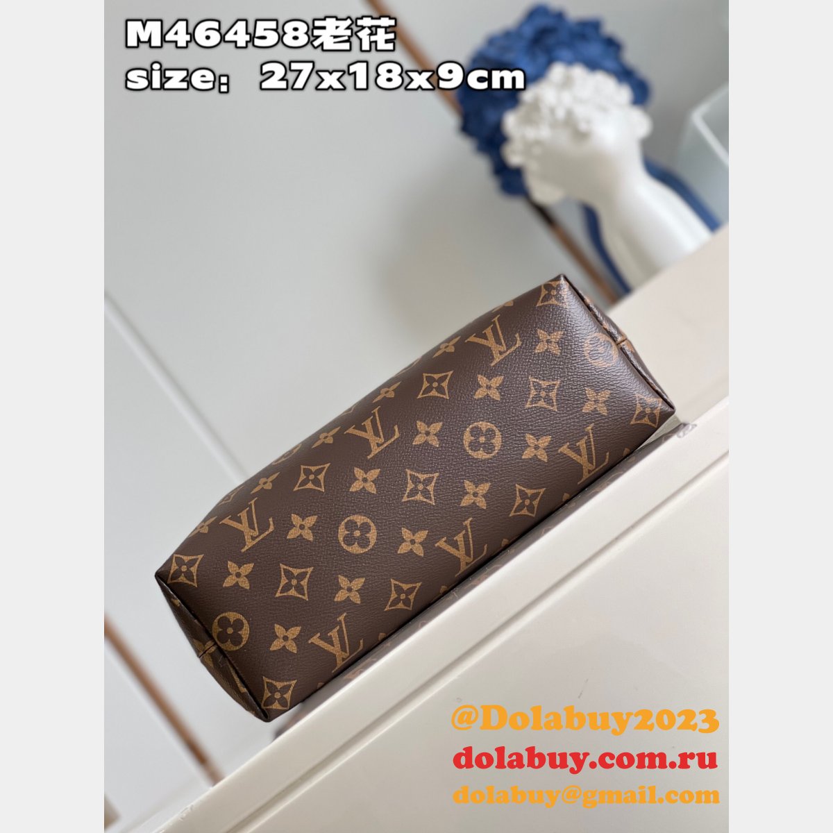 Designer Louis Vuitton M46458 Cosmetic Pouch Fake Monogram Bag
