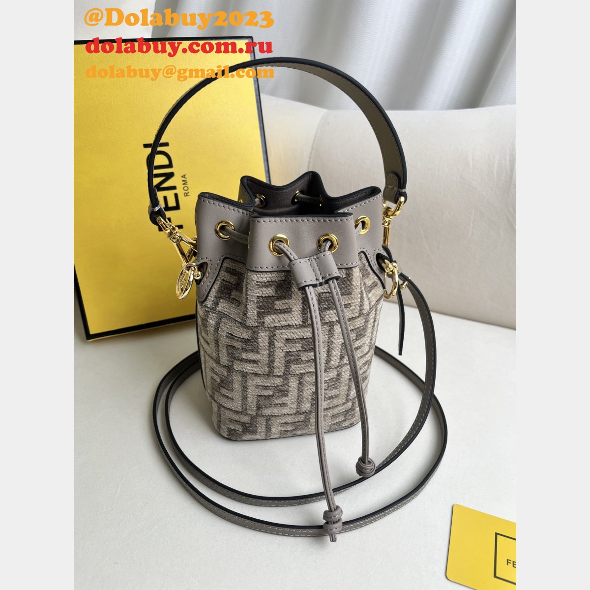 top quality wholesale F**di mon tresor ff small bucket bag