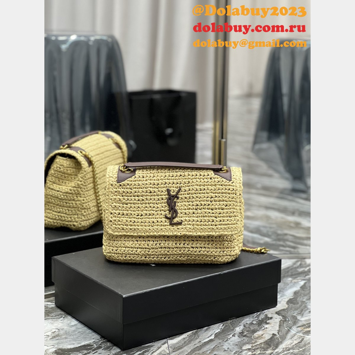 Designer Niki YSL Replica 22/28cm 633151/633158 Luxury Bag