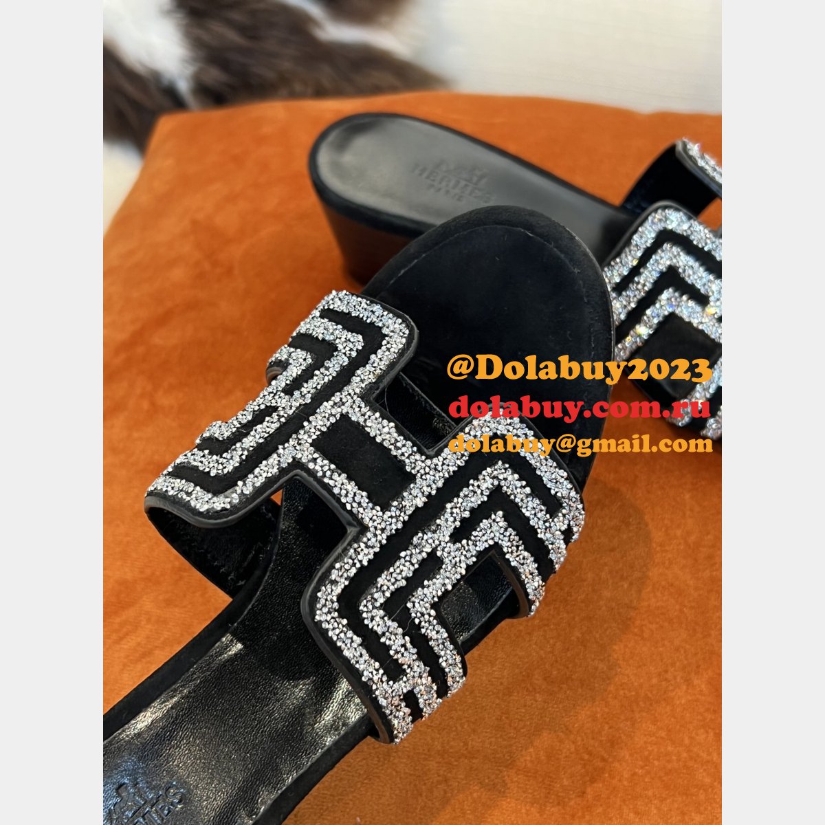 Designer Replica Hermes Oran Slippers Luxury Shoes