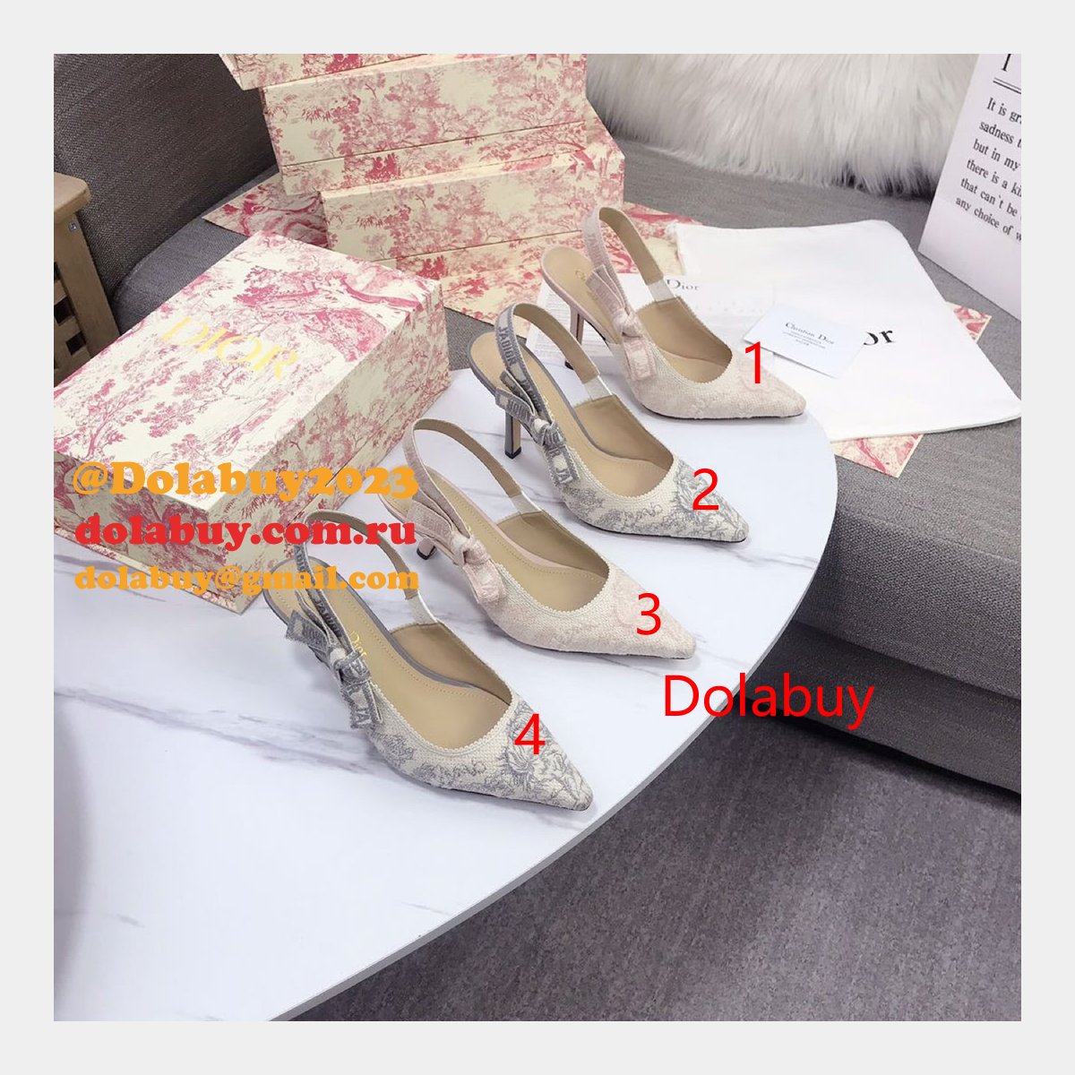 Replica & Fake Dior OFF Around The World Shoes