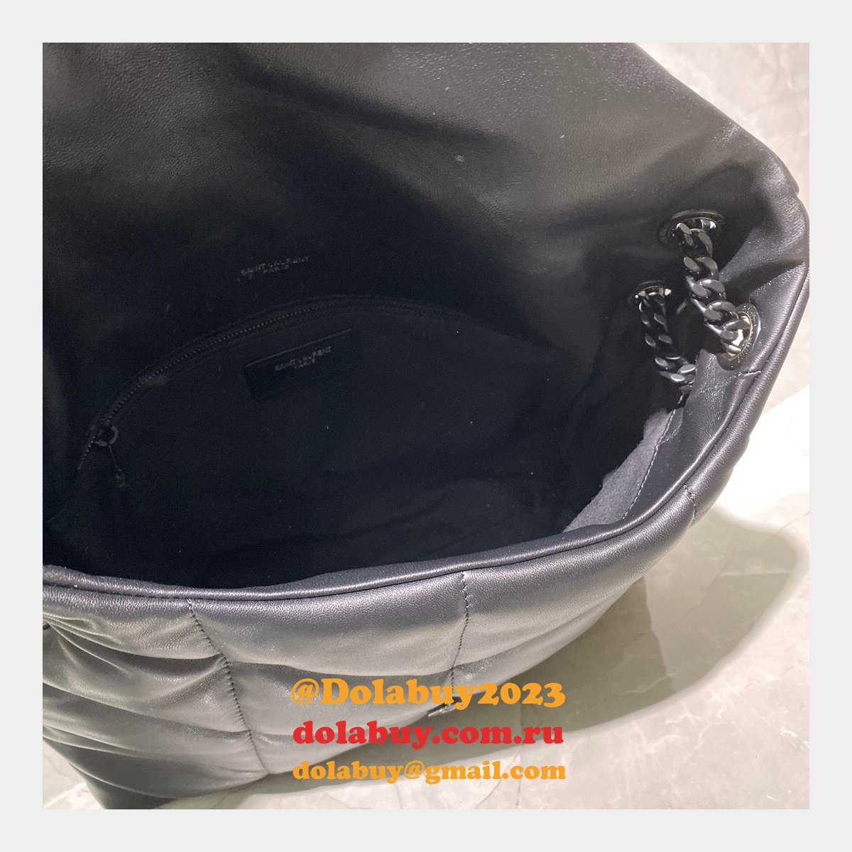 Designer Wholesale LOULOU PUFFER HANDBAG 35cm