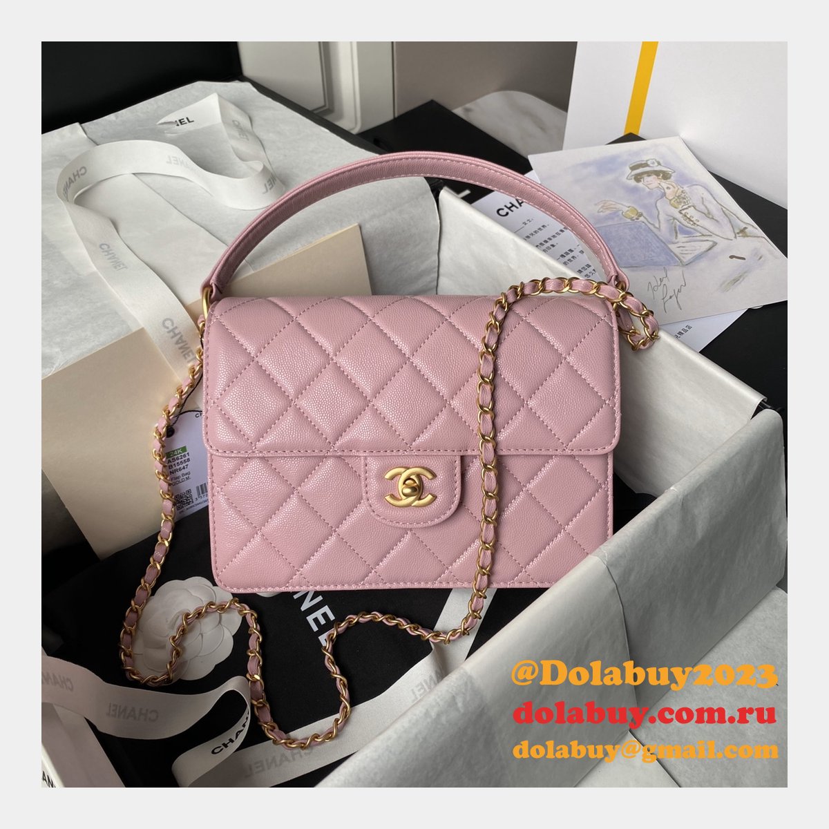 Quality Mirror Hand-held Shoulder Crossbody AS6261/AS6262 Replicas Bag