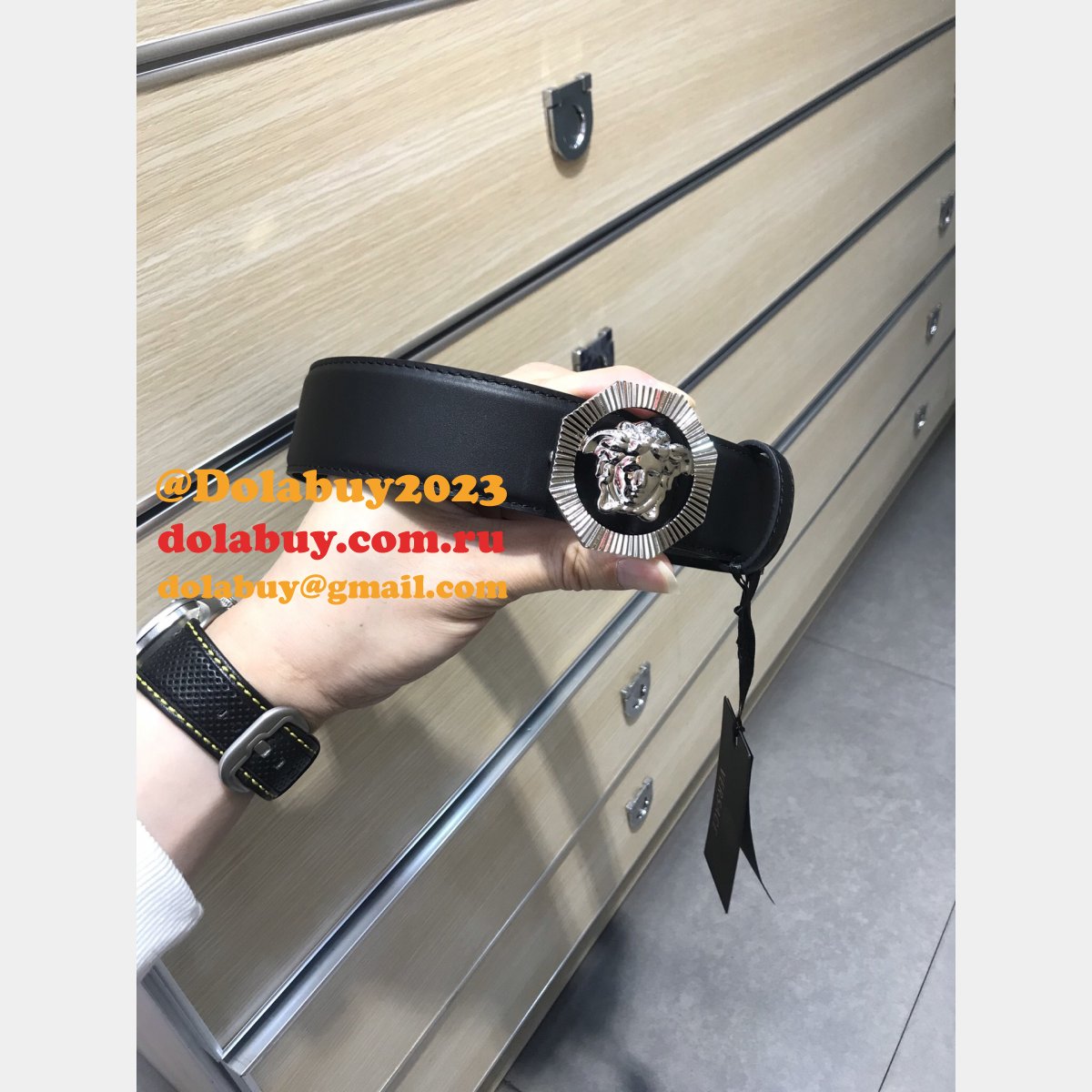 High Quality VERSACE 38mm Perfect Belt