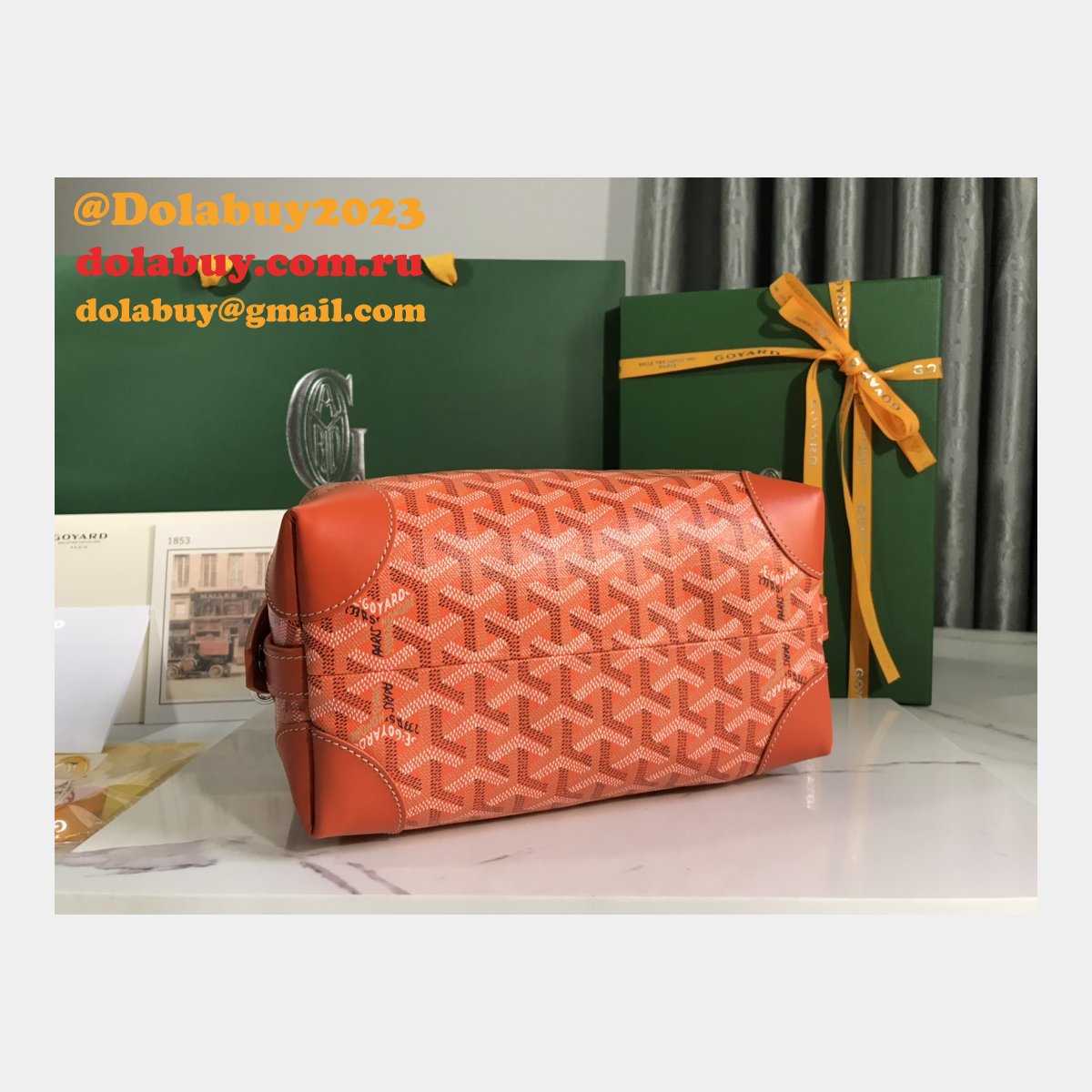 Goyard Top Luggage Boeing NBA Love 020215 Replica Bag