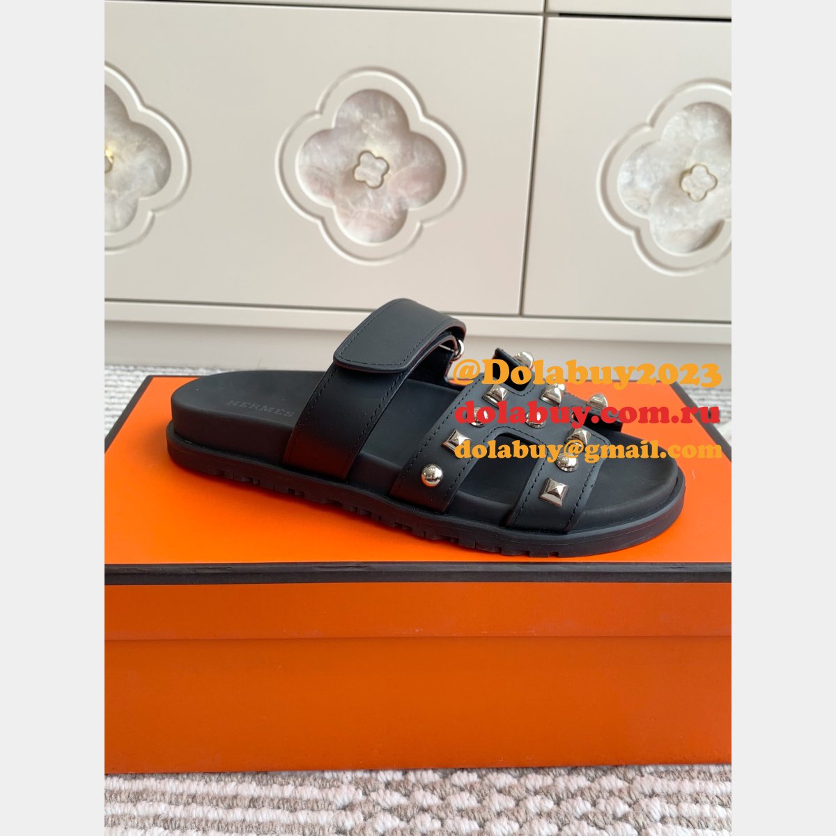 Duplicate Hermes Casual Chypre Sandal