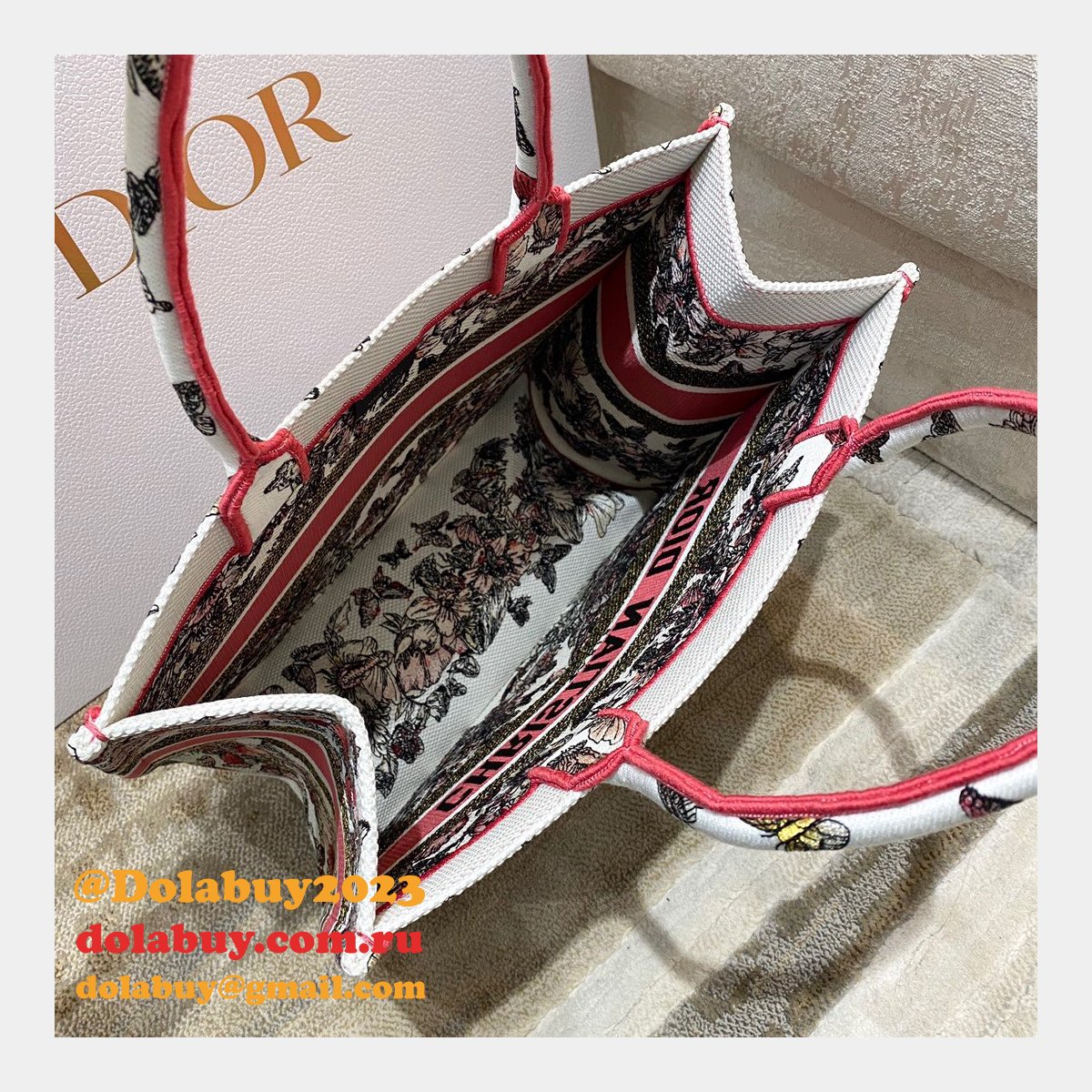 Cheap Christian Dior CD Book Tote Bag 36/41.5CM Fancy Bags Ru