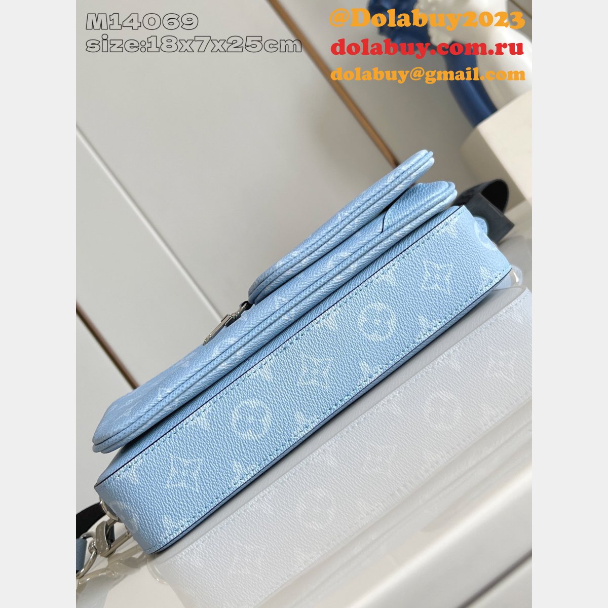 Louis Vuitton Trio Messenger Taigarama M14069 Women Bags