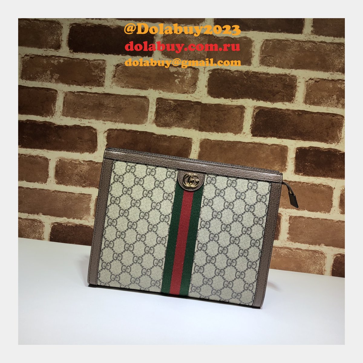 Top Quality GUCCI Ophidia Perfect GG Pouch 625549 Replica