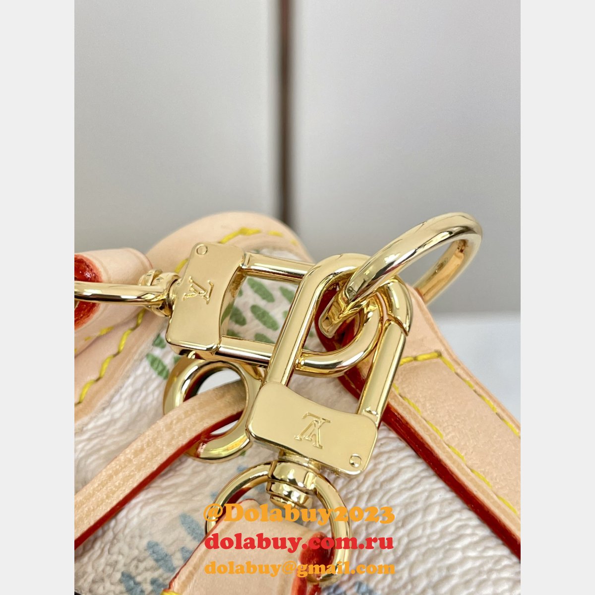 Knockoff Nano Noé Other Damier Canvas N40640 Louis Vuitton Designer Handbags