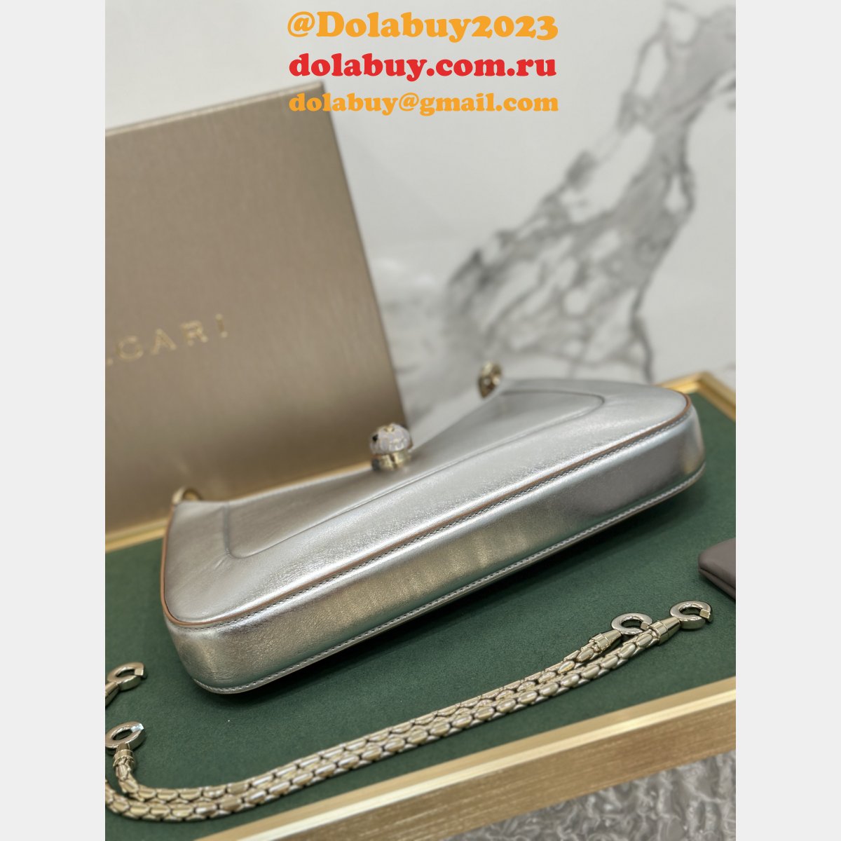 7 Star BVLGARI SERPENTI BAIA 293208 HOBO BAG