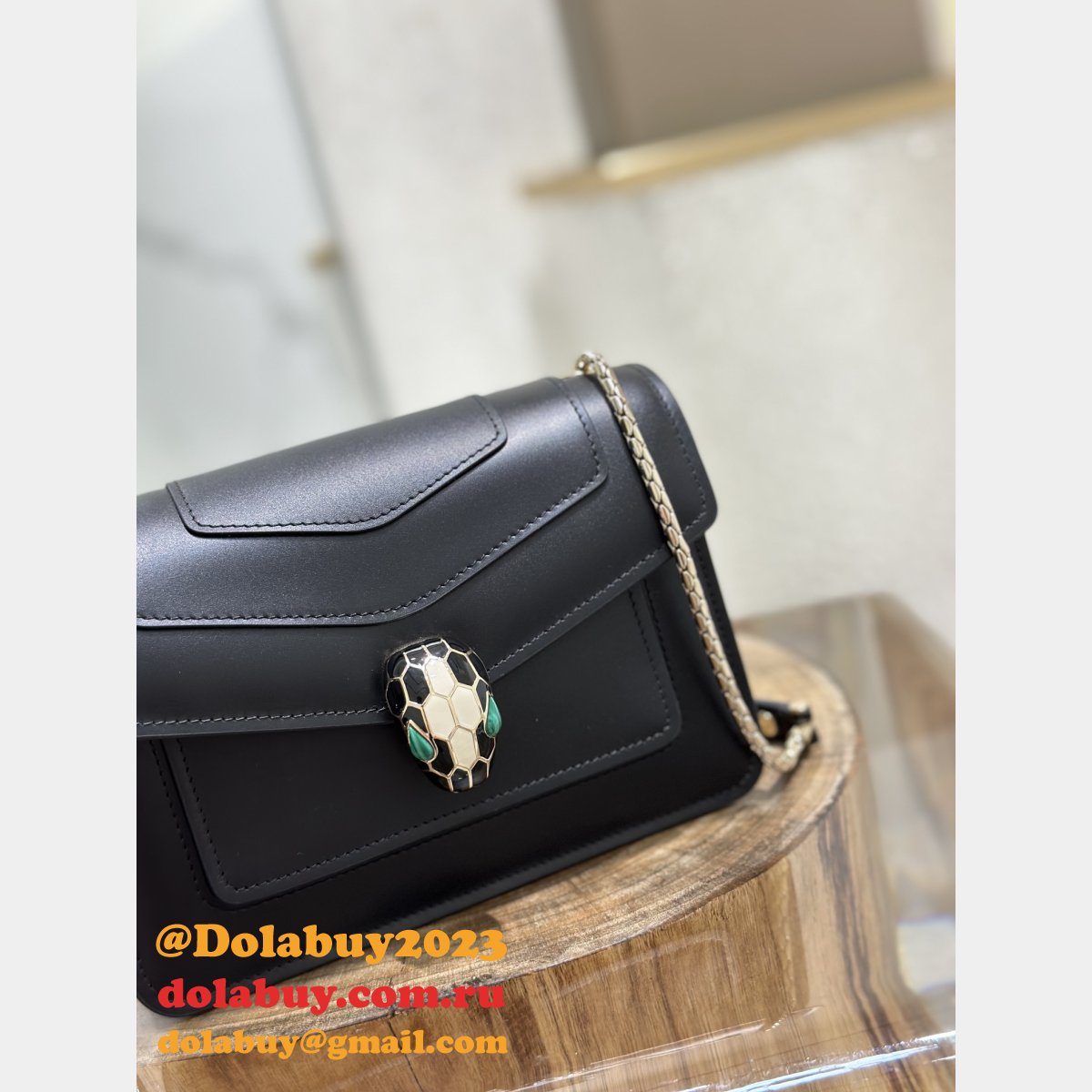 Duplicate BVLGARI SERPENTI FOREVER Crossbody Bags 289676