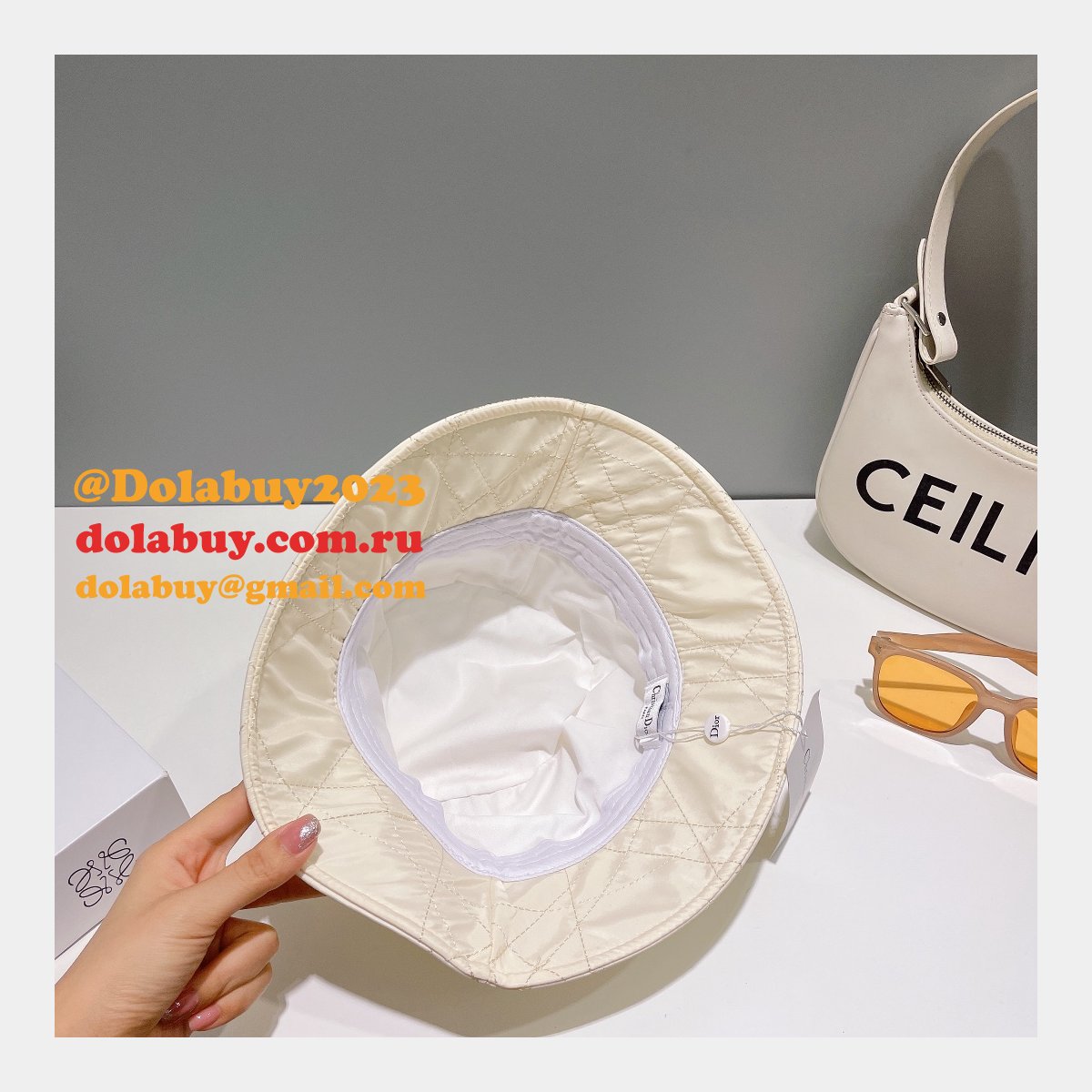 AAA+ Christian Dior Wild fisherman Temperament cap hat